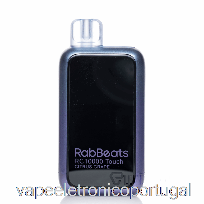 Vape Eletrônico Rabbeats Rc10000 Touch Descartável Uva Cítrica